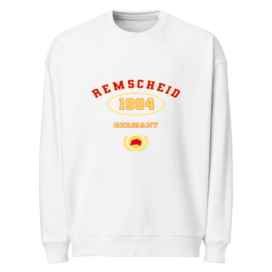 Remscheid Sweatshirt mit University 1994-Design (Weiß)