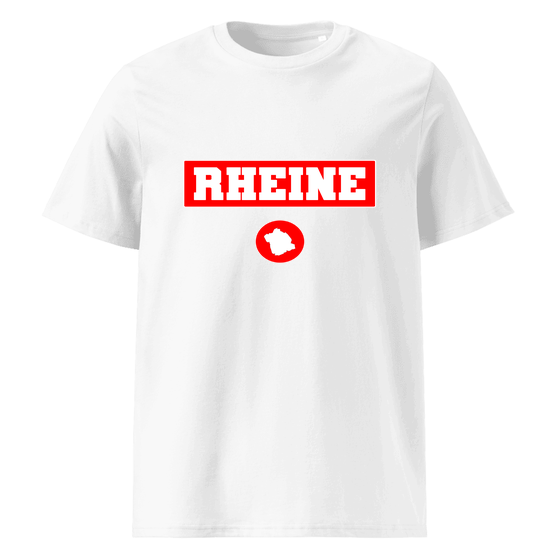 Rheine T-Shirt mit Signal14-Design (Weiß) – Produktansicht