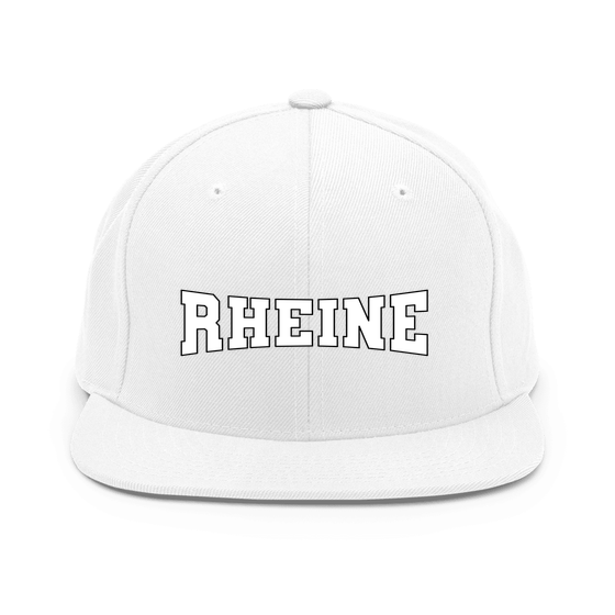 Rheine Cap mit Varsity4-Design (Weiß) – Produktansicht