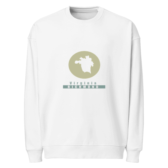 Richmond Sweatshirt with Minimal Moon design (White)