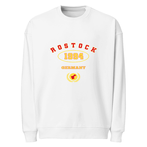 Rostock Sweatshirt mit University 1994-Design (Weiß)