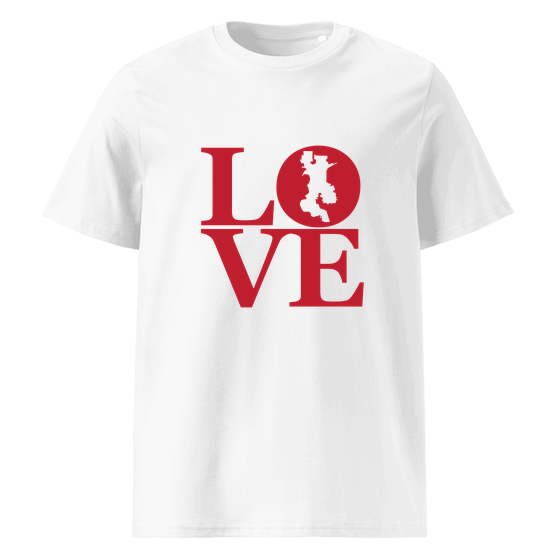 Sacramento T-Shirt with Love design (White)