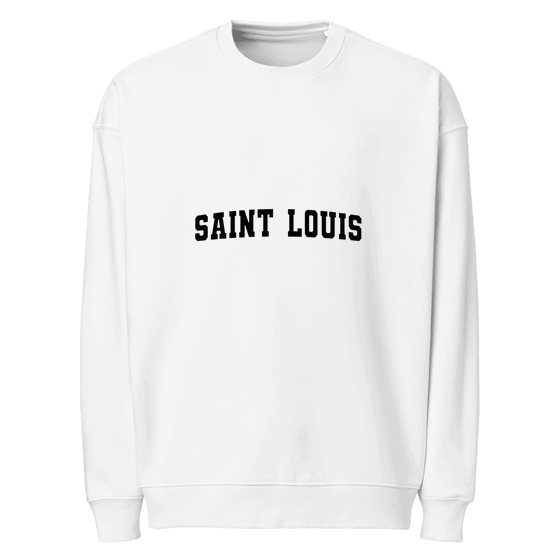 Saint Louis Sweatshirt with Varsity3 design (White)
