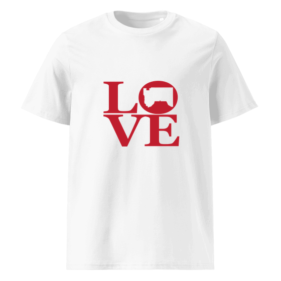 Saint Paul T-Shirt with Love design (White)