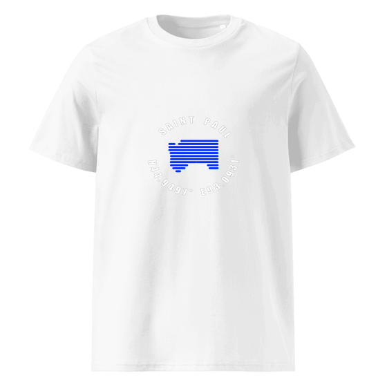 Saint Paul T-Shirt with Minimal Coordinates design (White)