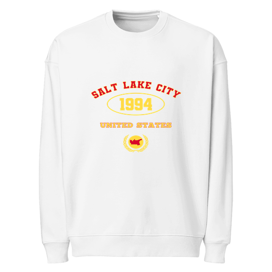 Salt Lake City Sweatshirt with University 1994 design (White)