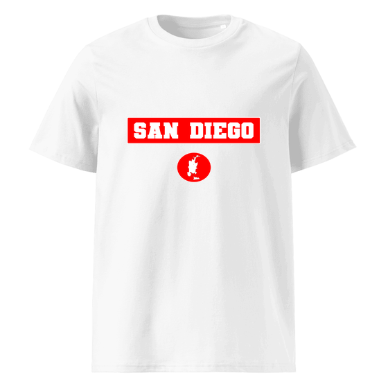 San Diego T-Shirt with Signal14 design (White) – Produktansicht