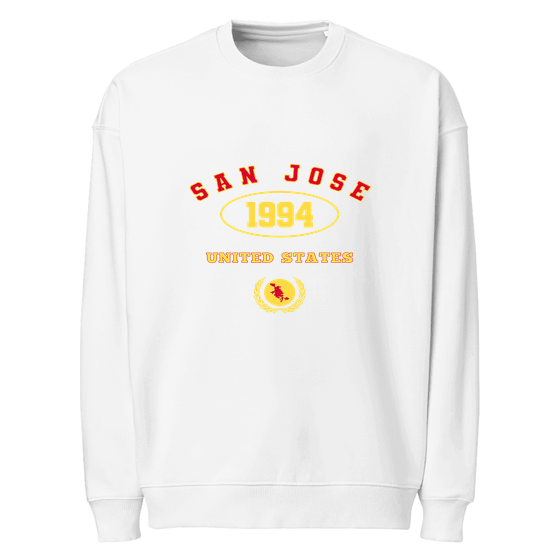 San Jose Sweatshirt with University 1994 design (White)
