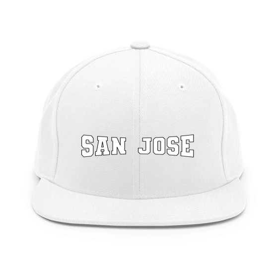 San Jose Cap with Varsity4 design (White)