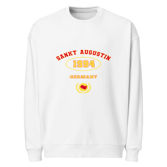 Sankt Augustin Sweatshirt mit University 1994-Design (Weiß)