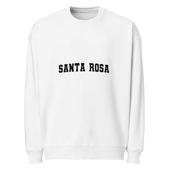 Santa Rosa Sweatshirt with Varsity3 design (White)