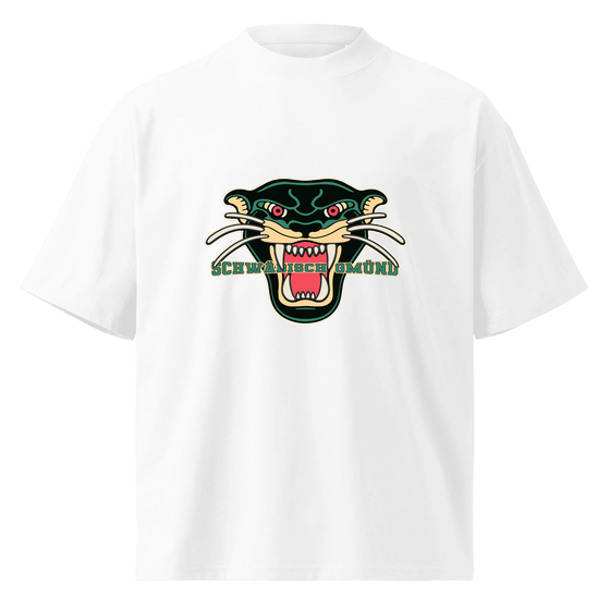 Schwäbisch Gmünd T-Shirt mit Panther-Design (Weiß) – Produktansicht