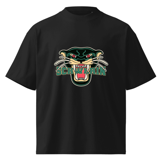 Schwerin T-Shirt mit Panther-Design (Schwarz) – Produktansicht