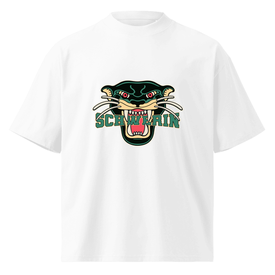 Schwerin T-Shirt mit Panther-Design (Weiß) – Produktansicht