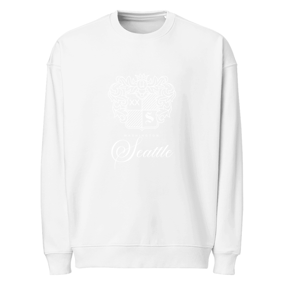 Seattle Sweatshirt with Seal design (White)