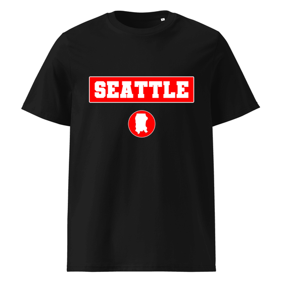 Seattle T-Shirt with Signal14 design (Black)