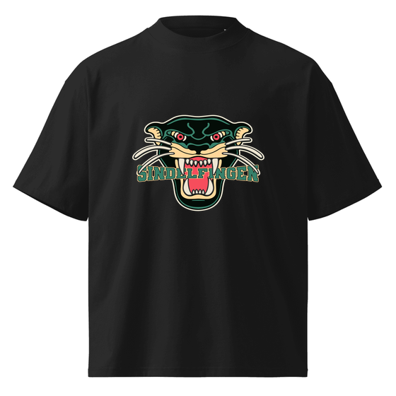 Sindelfingen T-Shirt mit Panther-Design (Schwarz) – Produktansicht