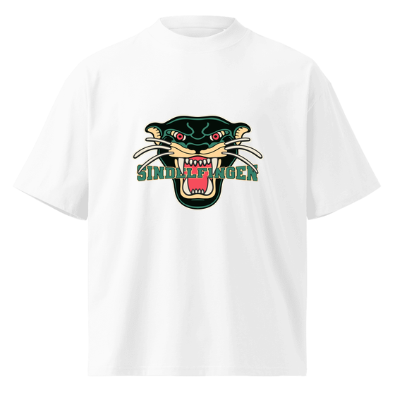 Sindelfingen T-Shirt mit Panther-Design (Weiß) – Produktansicht