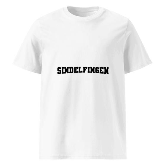 Sindelfingen T-Shirt mit Varsity17-Design (Weiß) – Produktansicht