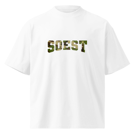 Soest T-Shirt mit Camouflage-Design (Weiß) – Produktansicht