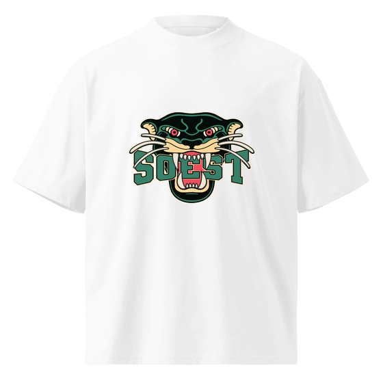 Soest T-Shirt mit Panther-Design (Weiß) – Produktansicht