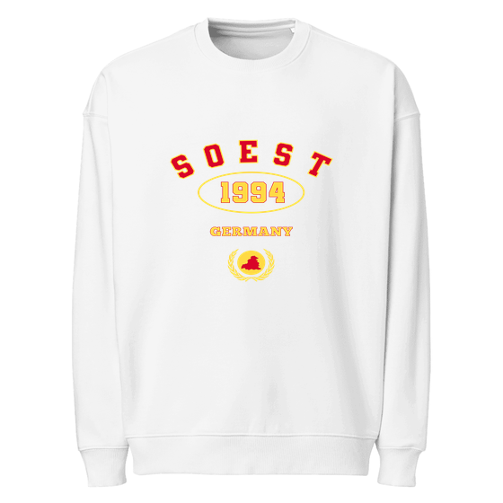 Soest Sweatshirt mit University 1994-Design (Weiß) – Produktansicht