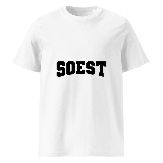 Soest T-Shirt mit Varsity17-Design (Weiß) – Produktansicht
