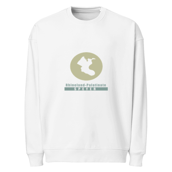 Speyer Sweatshirt mit Minimal Moon-Design (Weiß) – Produktansicht