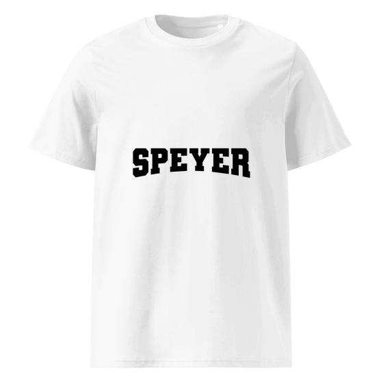 Speyer T-Shirt mit Varsity17-Design (Weiß) – Produktansicht