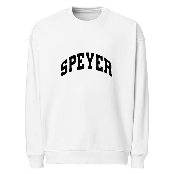 Speyer Sweatshirt mit Varsity3-Design (Weiß)