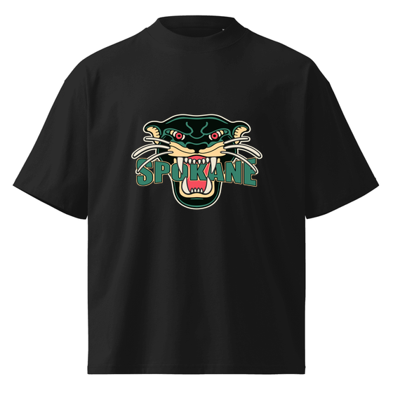 Spokane T-Shirt with Panther design (Black)