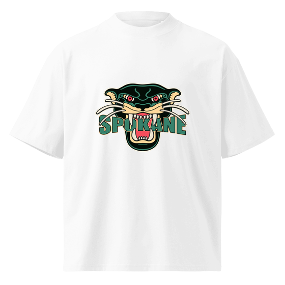 Spokane T-Shirt with Panther design (White) – Produktansicht