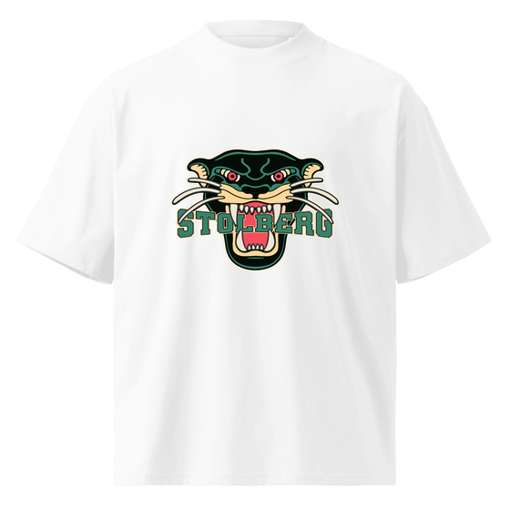 Stolberg T-Shirt mit Panther-Design (Weiß) – Produktansicht