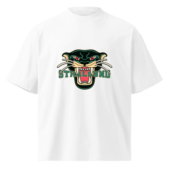 Stralsund T-Shirt mit Panther-Design (Weiß) – Produktansicht