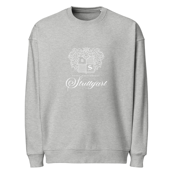 Stuttgart Personalisierbares Stuttgart Sweatshirt – Seal Design – Weiß – Weiß