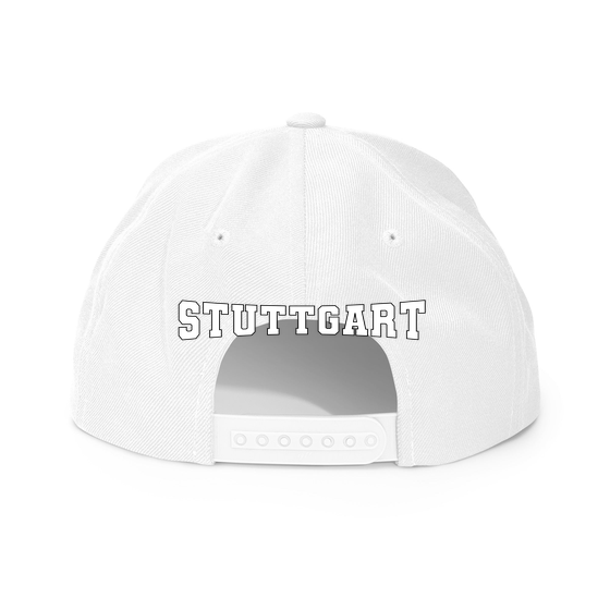 Stuttgart Personalisierbare Stuttgart Cap – Varsity4 Design – Weiß – Weiß
