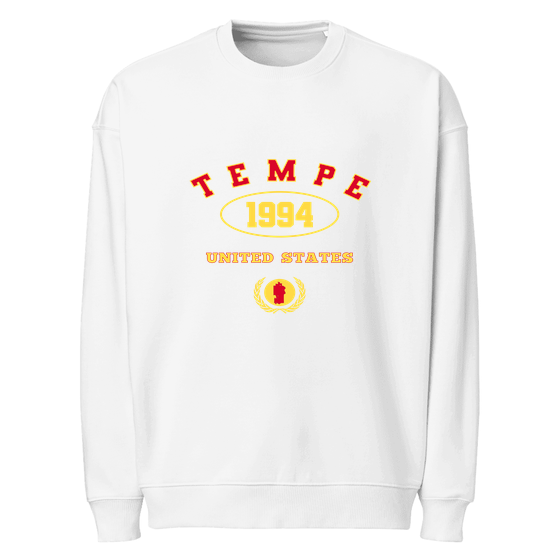 Tempe Sweatshirt with University 1994 design (White)