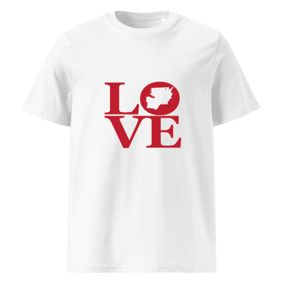 Toledo T-Shirt with Love design (White)