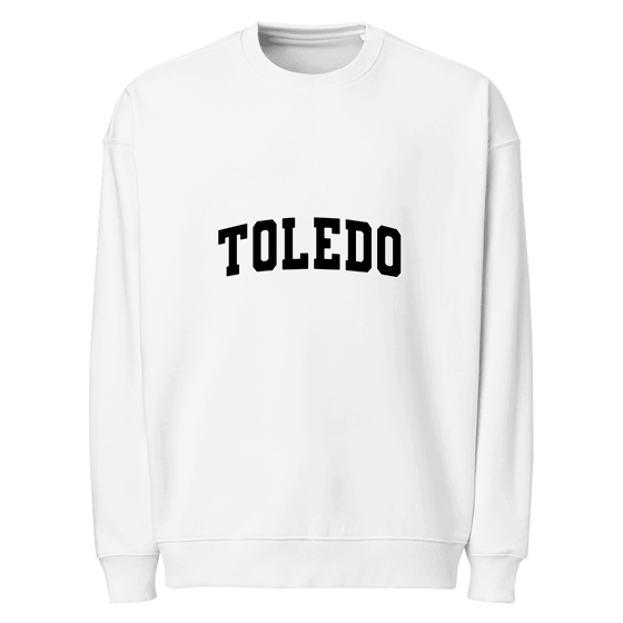 Toledo Sweatshirt with Varsity3 design (White)