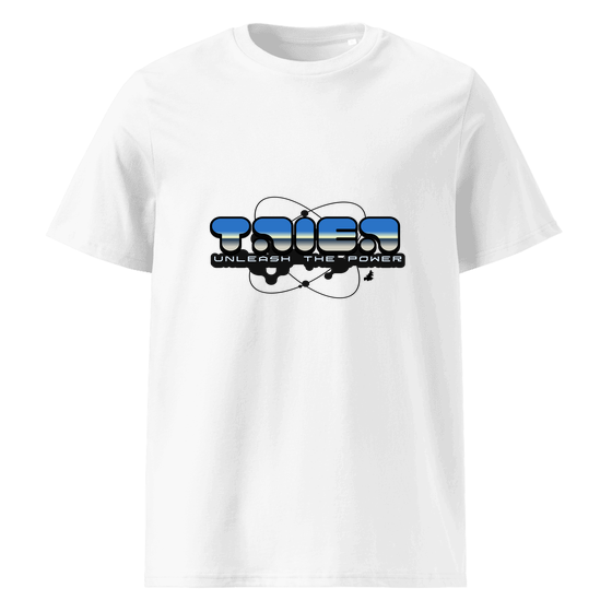Trier T-Shirt mit Atom-Design (Weiß) – Produktansicht