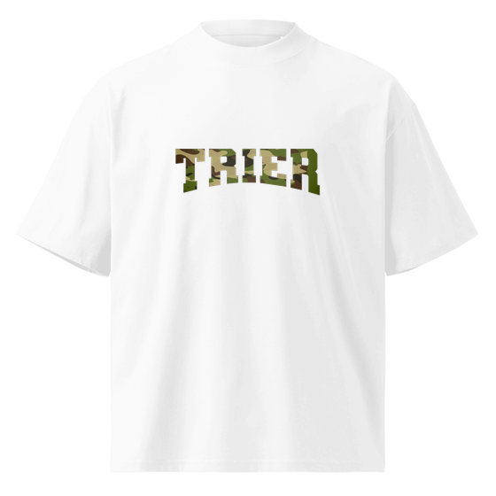 Trier T-Shirt mit Camouflage-Design (Weiß) – Produktansicht