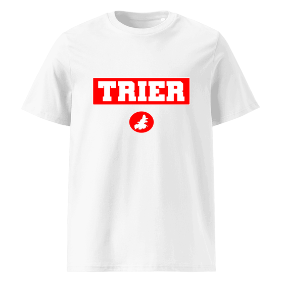 Trier T-Shirt mit Signal14-Design (Weiß) – Produktansicht