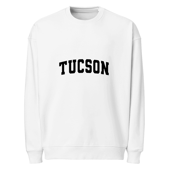 Tucson Sweatshirt with Varsity3 design (White)
