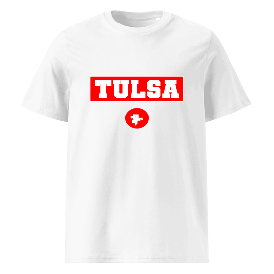 Tulsa T-Shirt with Signal14 design (White) – Produktansicht