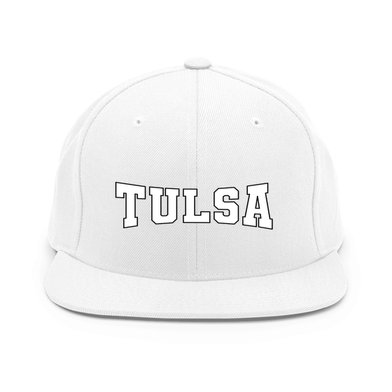 Tulsa Cap with Varsity4 design (White)