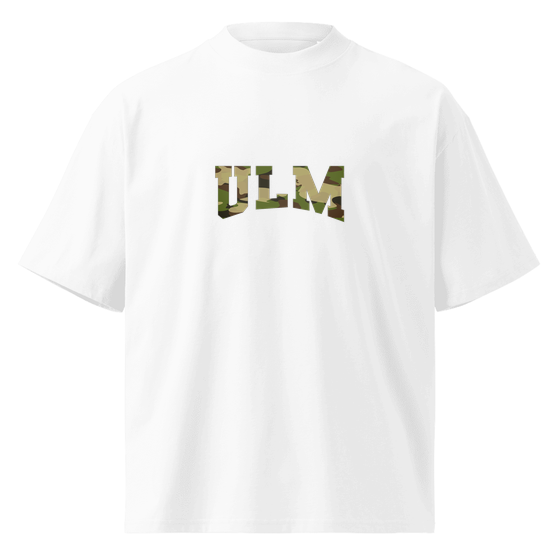 Ulm T-Shirt mit Camouflage-Design (Weiß) – Produktansicht