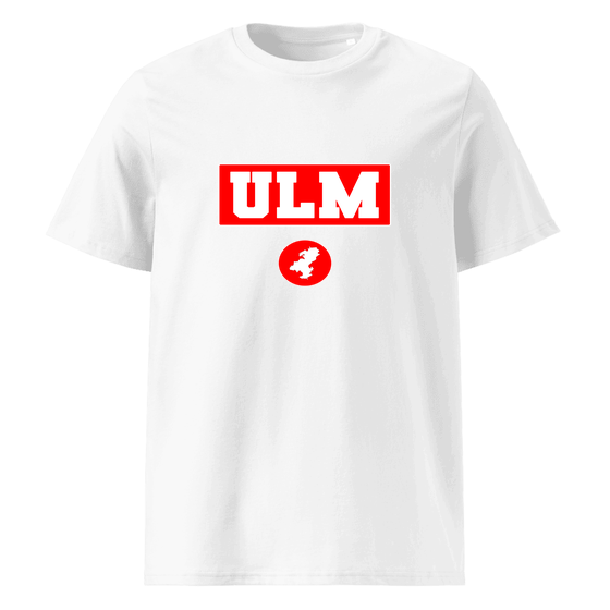 Ulm T-Shirt mit Signal14-Design (Weiß) – Produktansicht