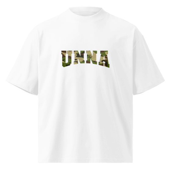 Unna T-Shirt mit Camouflage-Design (Weiß) – Produktansicht