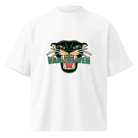 Vancouver T-Shirt with Panther design (White) – Produktansicht
