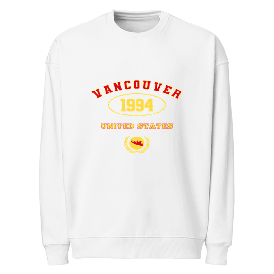 Vancouver Sweatshirt with University 1994 design (White)